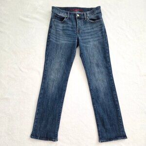 Lucky Brand Jeans Sz 8 /29 Mid Rise Sweet Straight Leg Blue Stretch Denim Casual